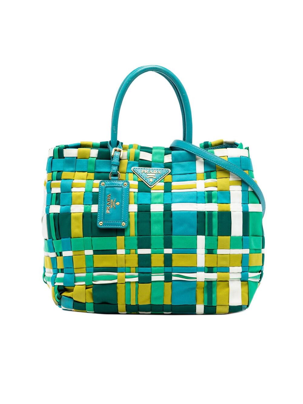 Prada Woven Tessuto Shopping Tote Pre- #276766P54B